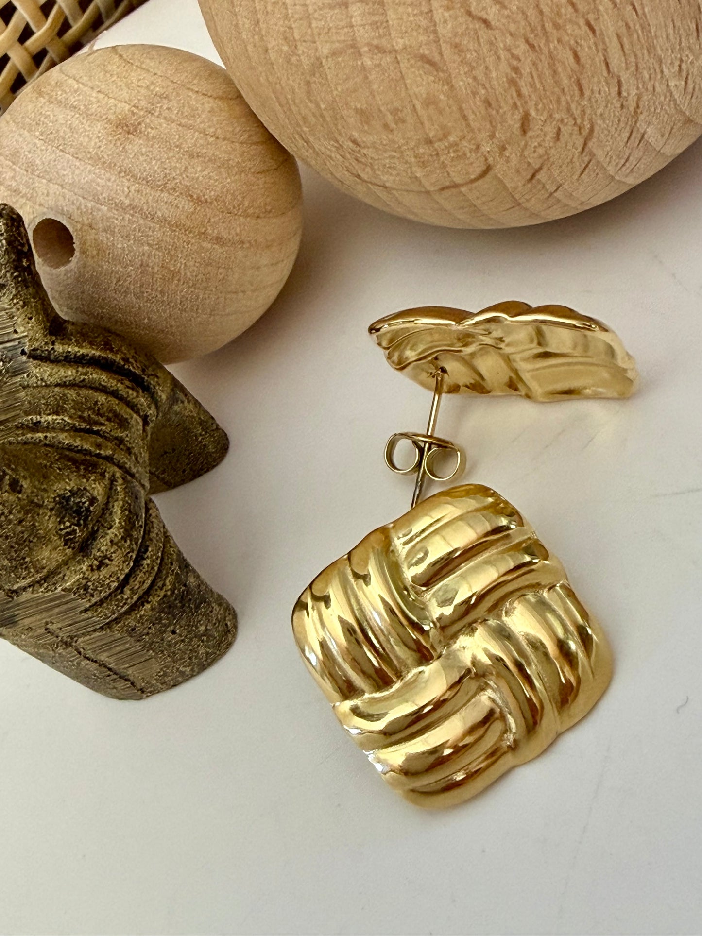 Boucles CLOTILDE Doré