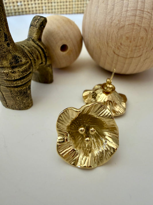Boucles SOLENE Doré