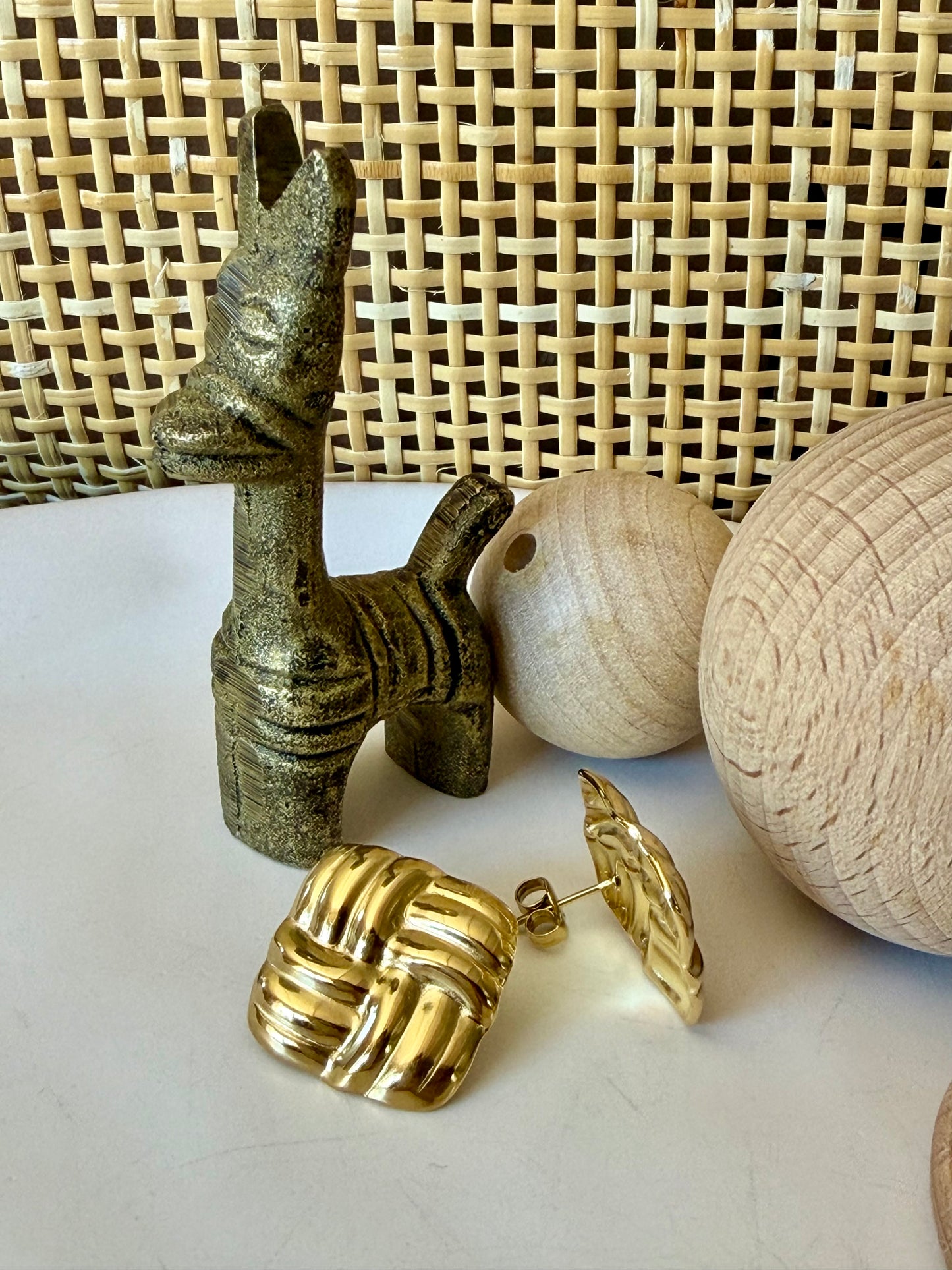Boucles CLOTILDE Doré