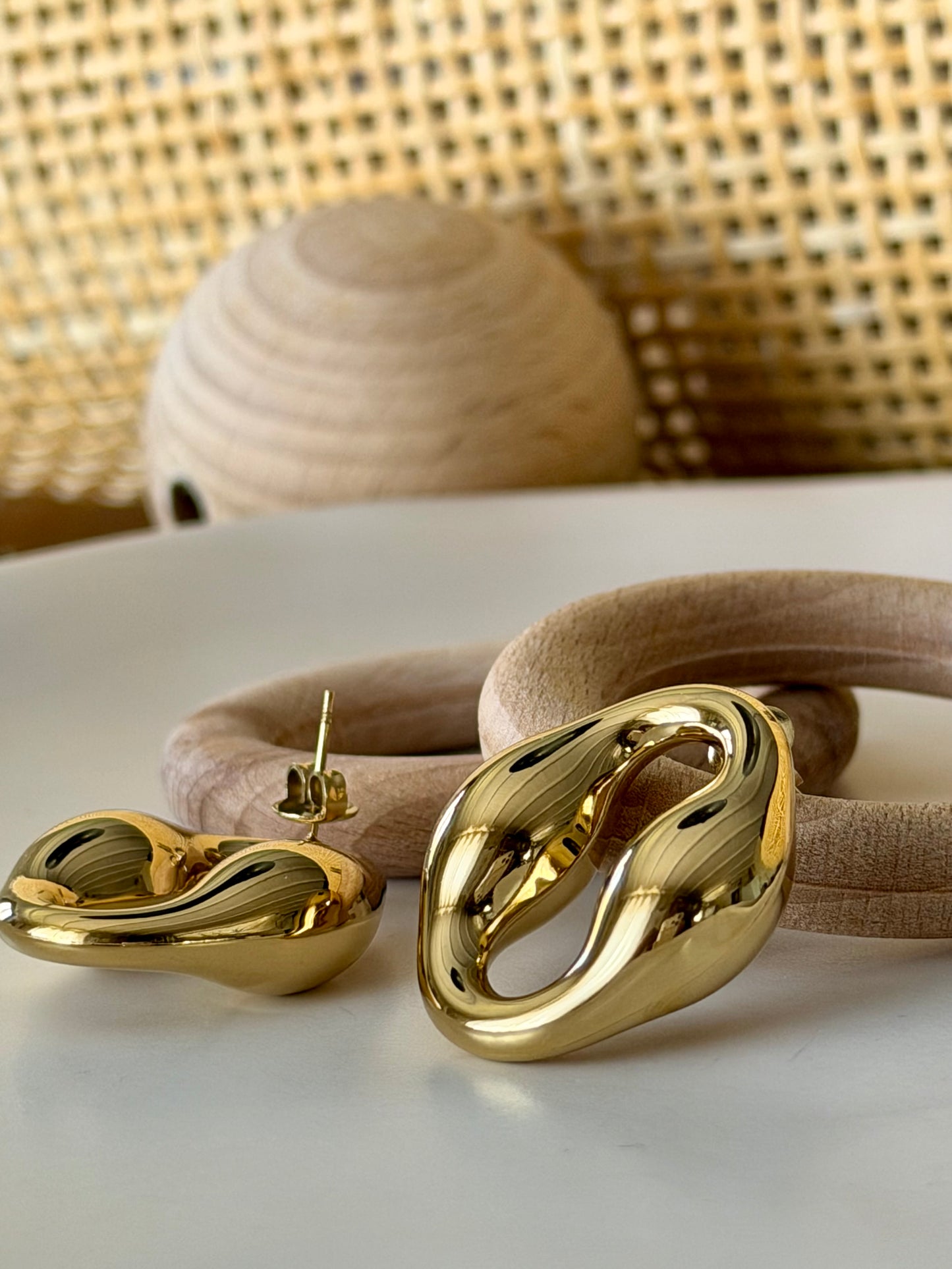 Boucles VANIA Doré