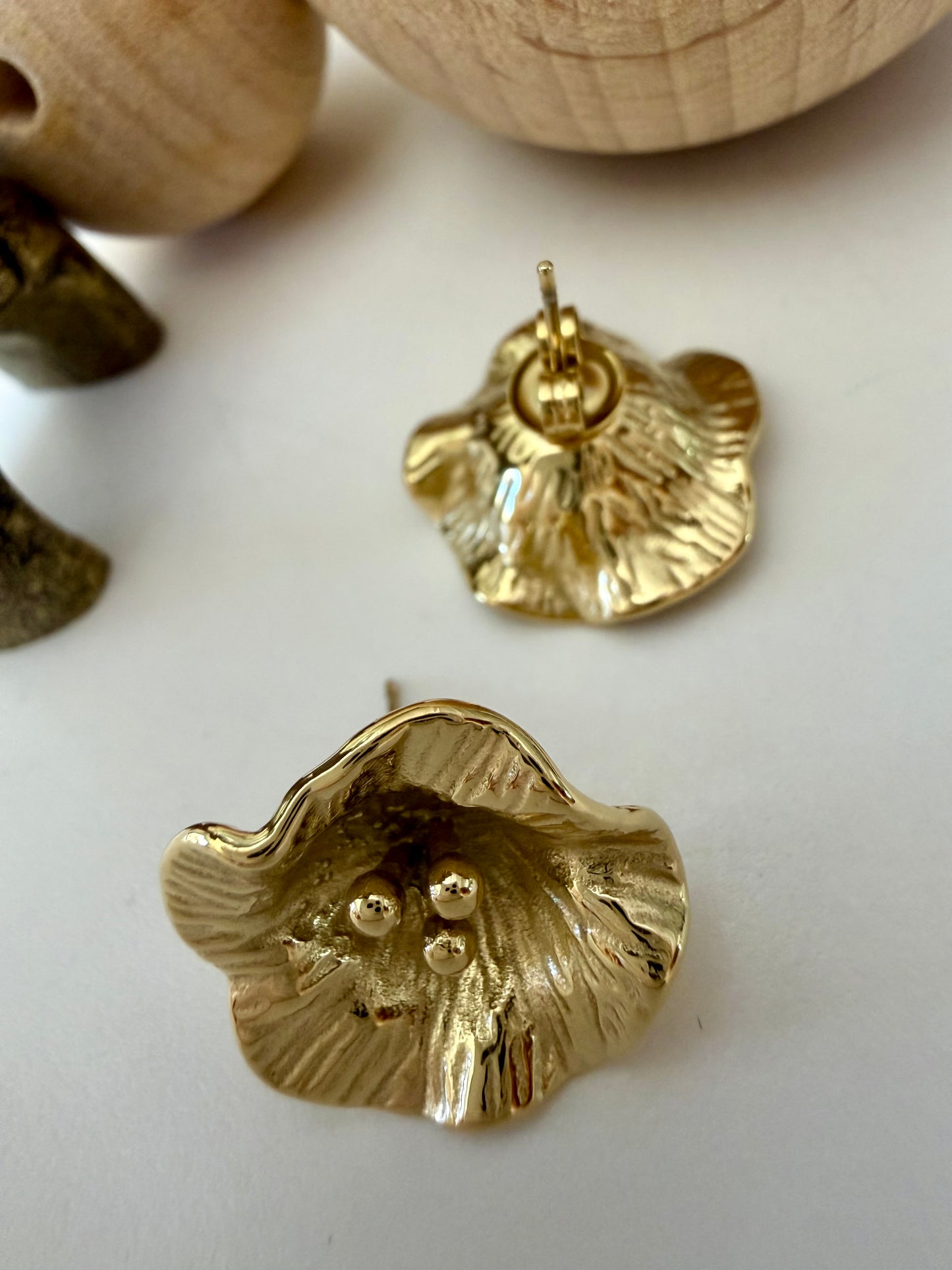 Boucles SOLENE Doré