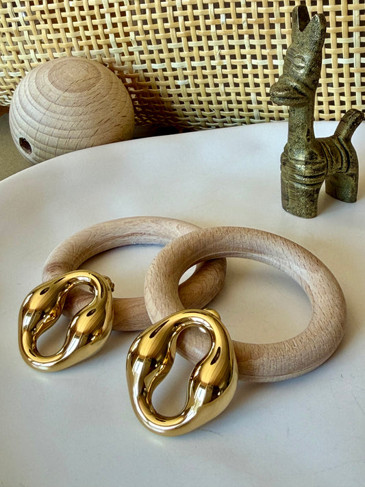 Boucles VANIA Doré