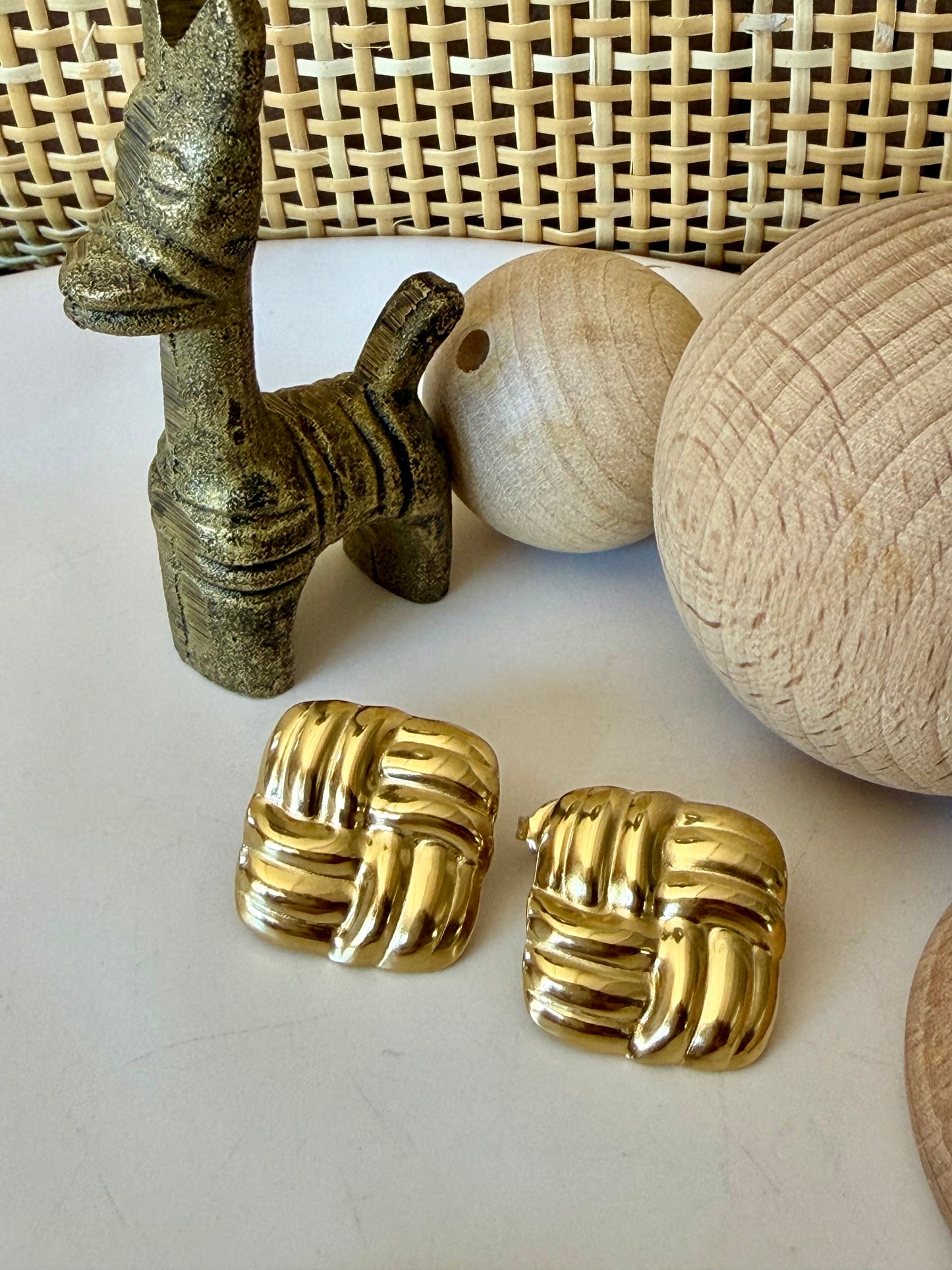 Boucles CLOTILDE Doré