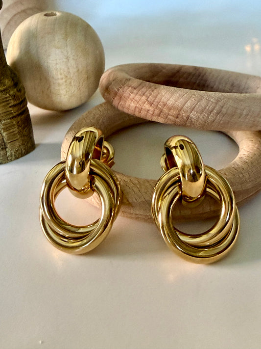 Boucles JAZZ Doré