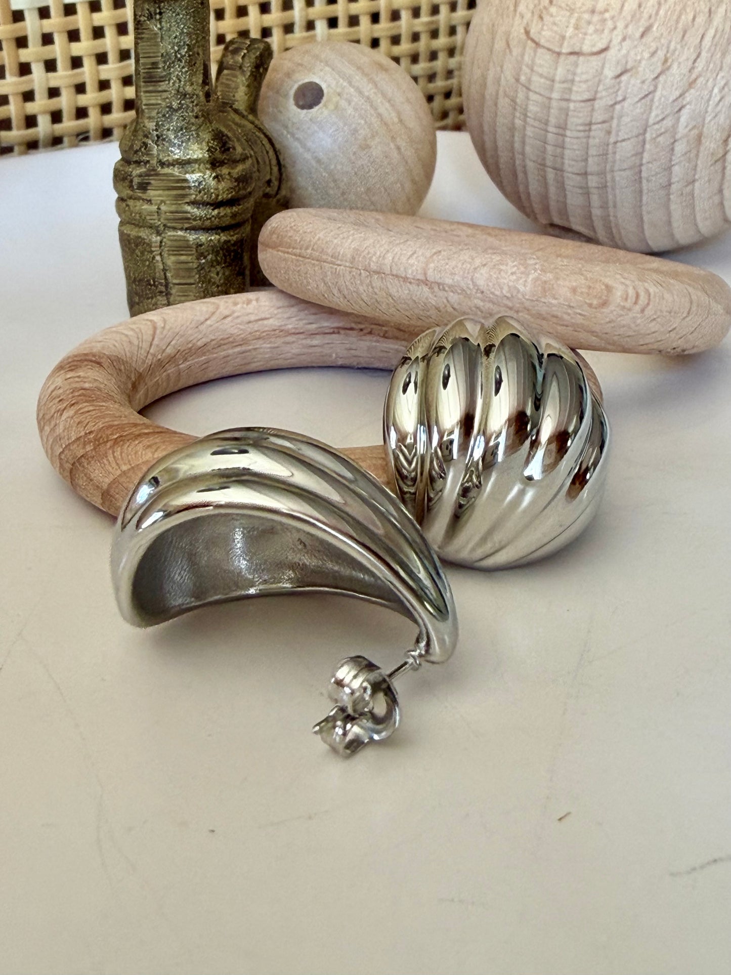 Boucles SONIA Argent