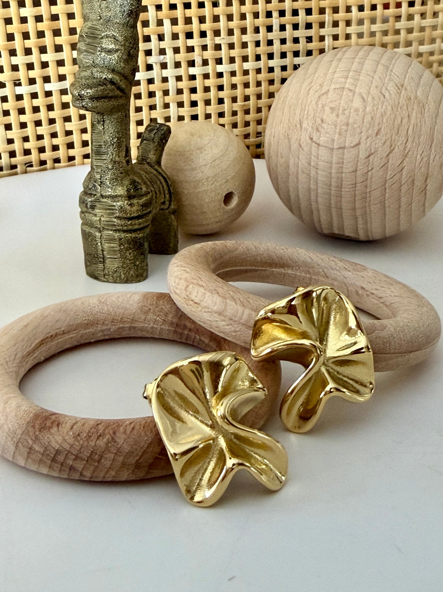 Boucles FRANCE Doré