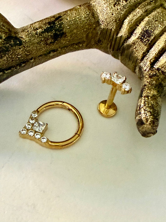 Piercing  PRUNE Doré