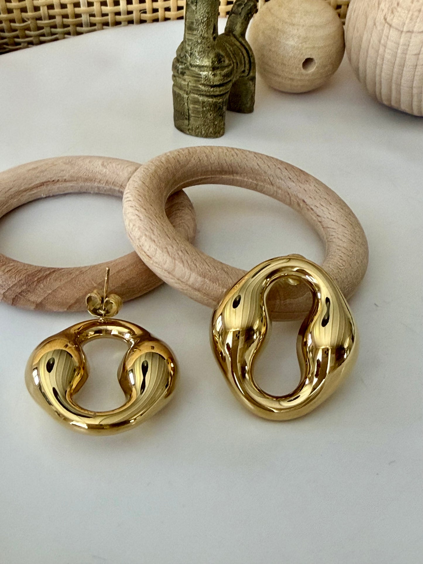 Boucles VANIA Doré