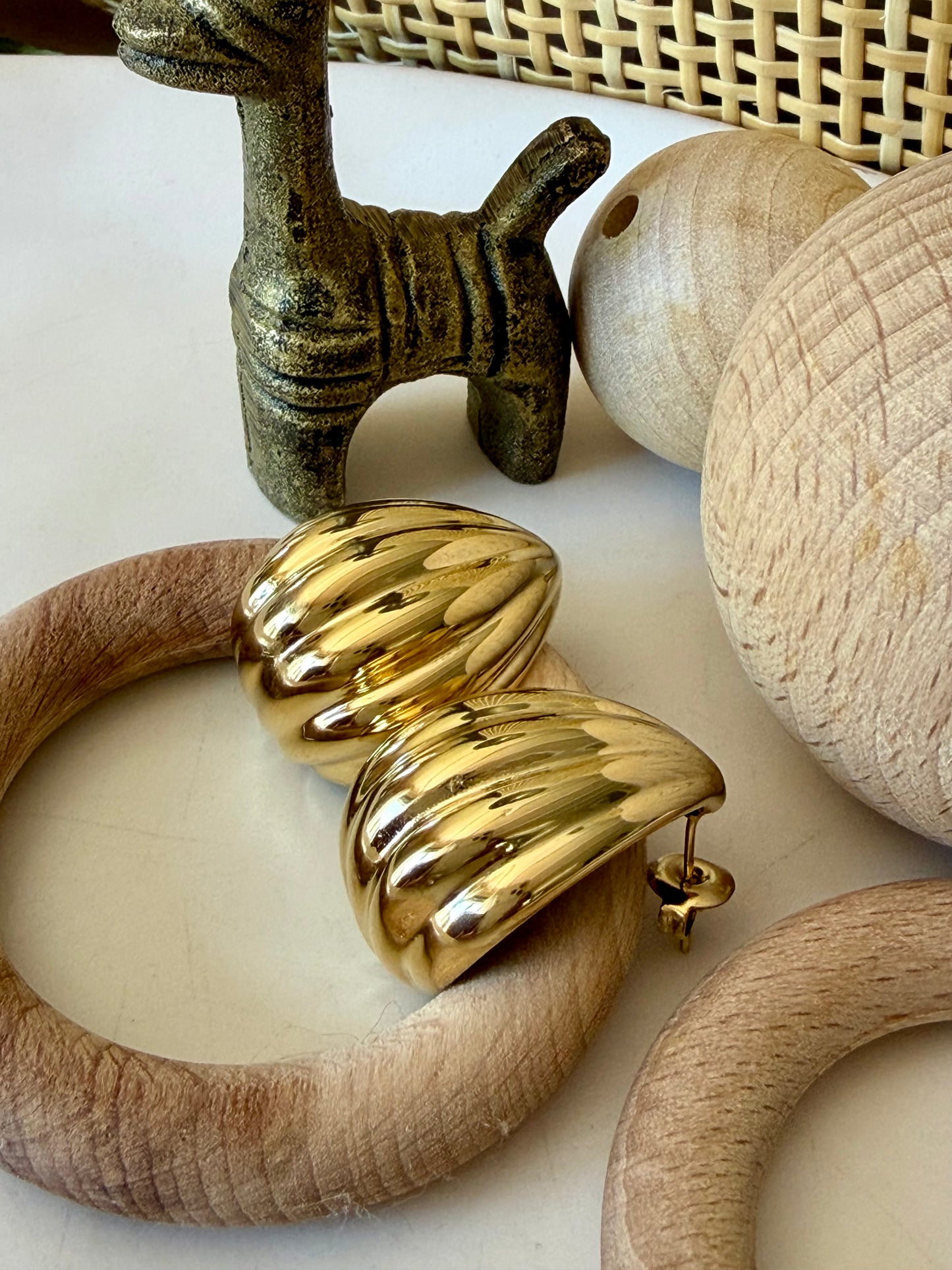 Boucles SONIA Doré
