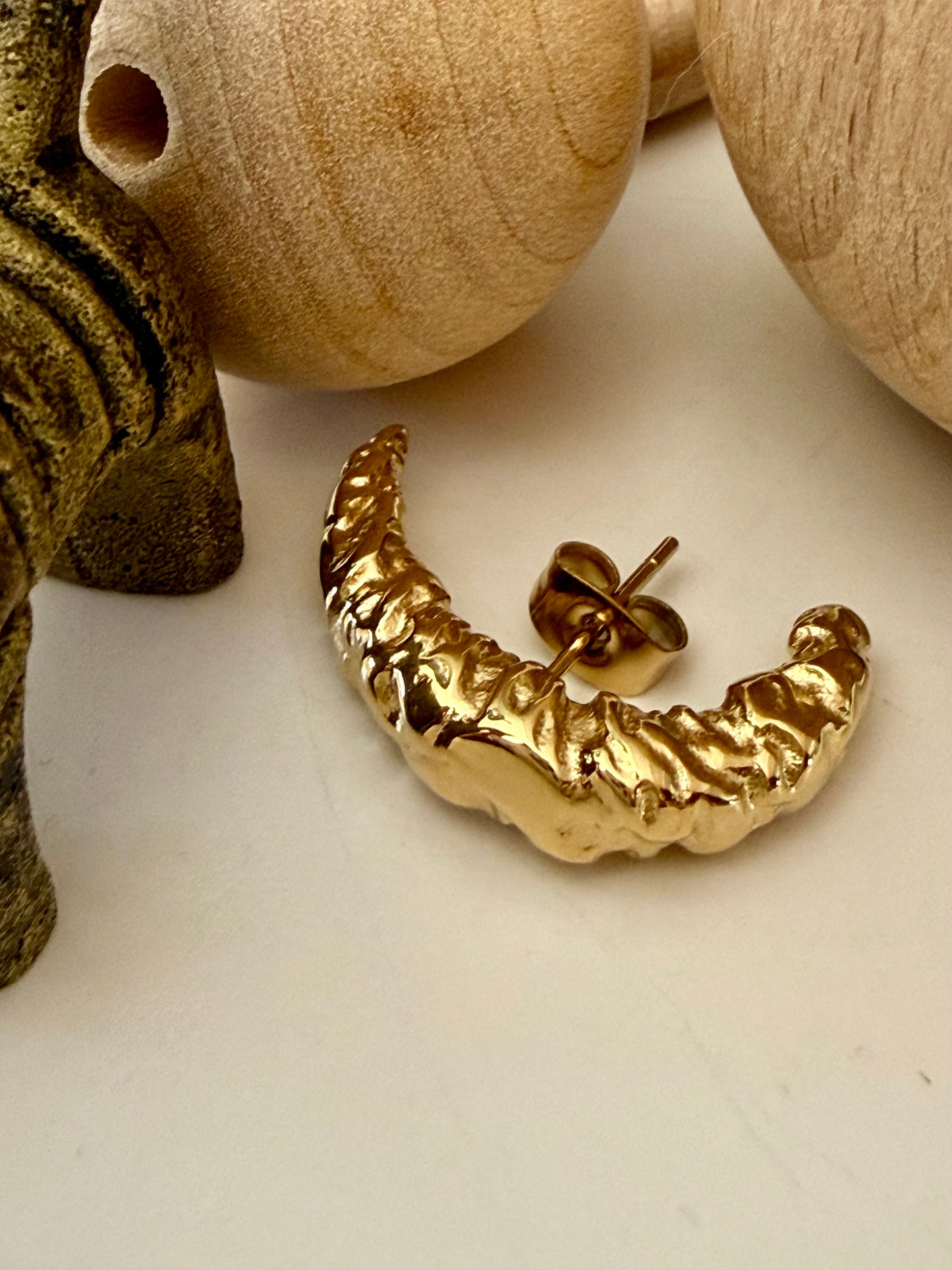 Boucles CHLOE Doré
